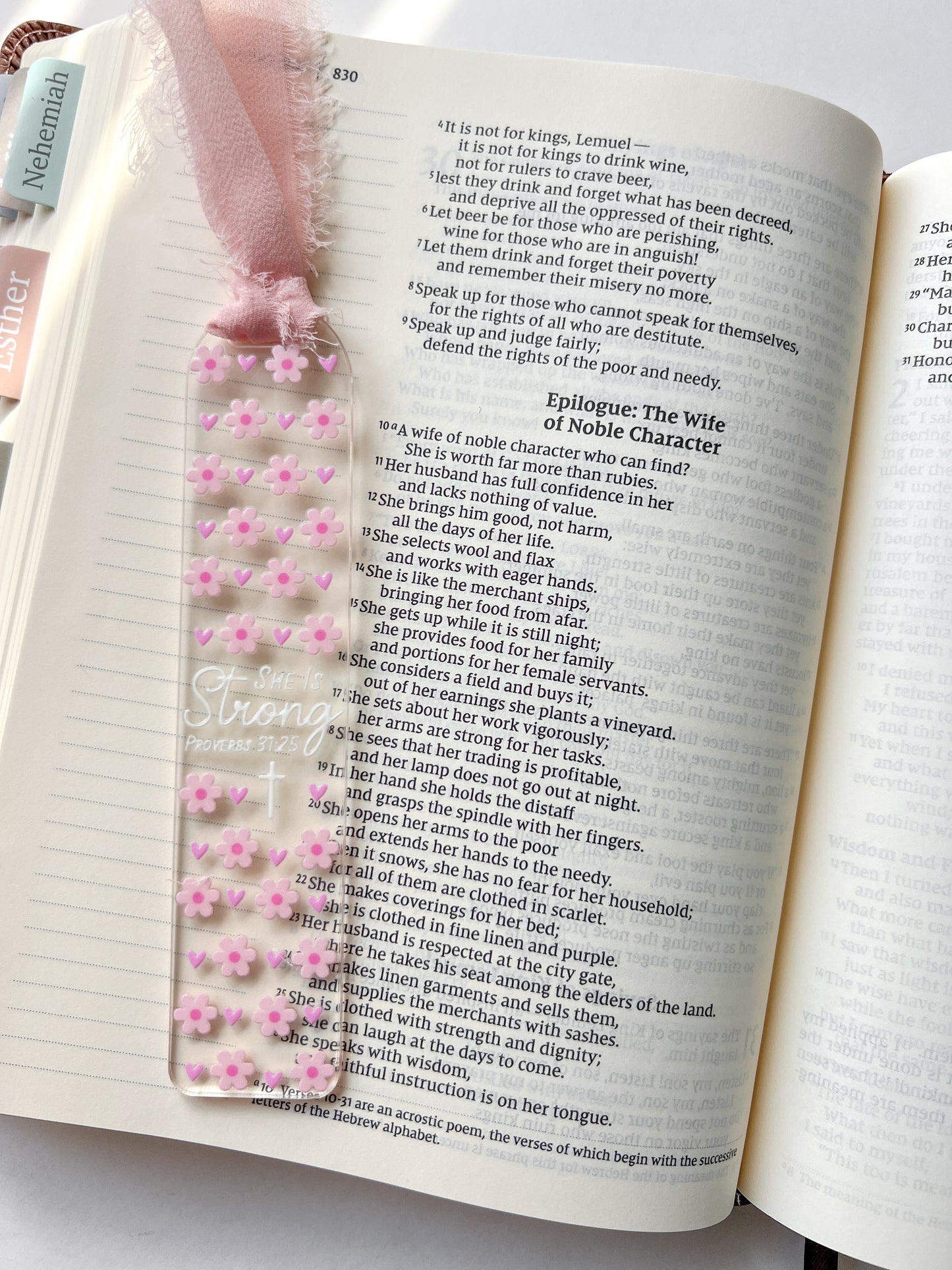 She is Strong Acrylic Bookmark