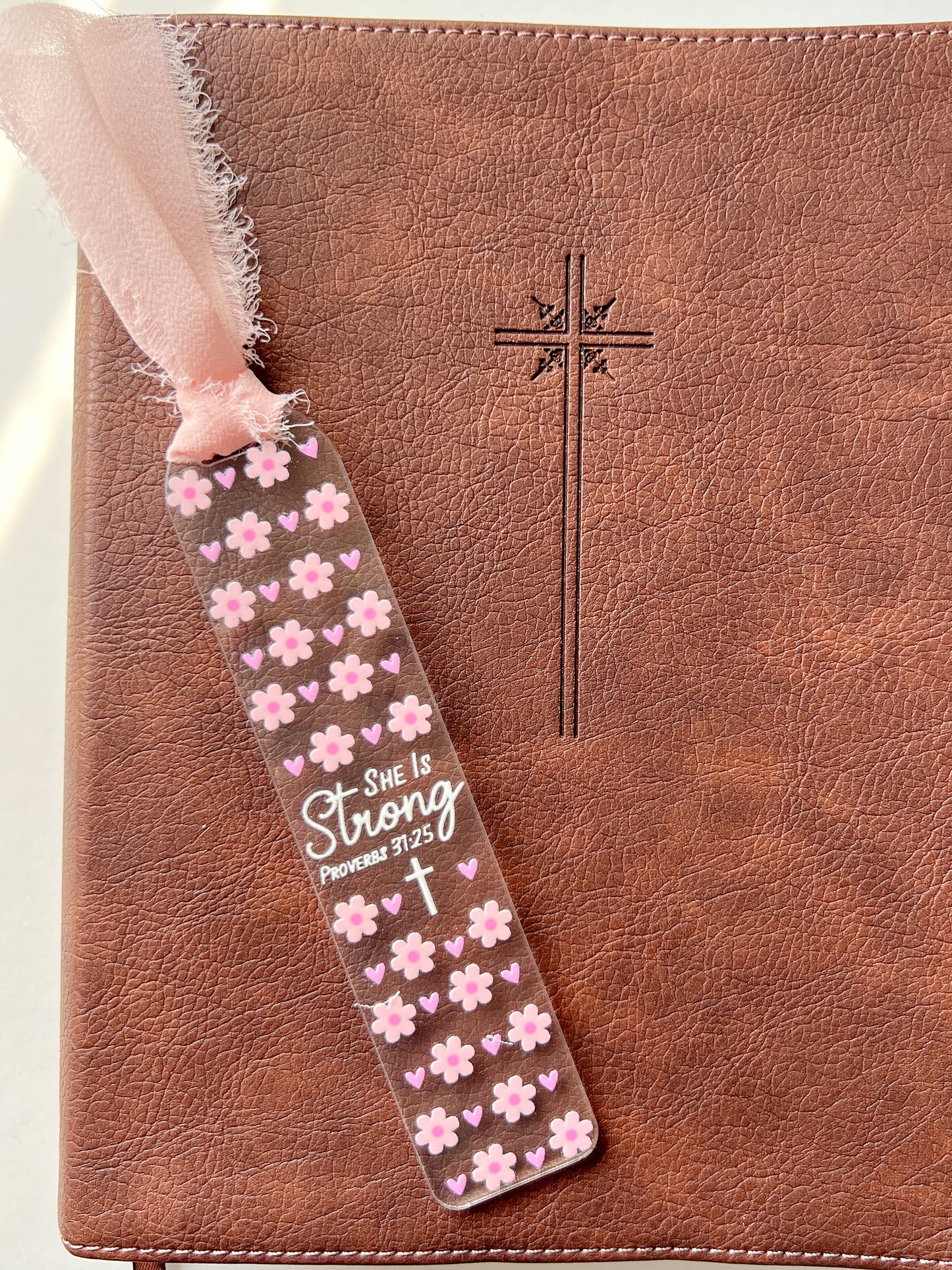 She is Strong Acrylic Bookmark