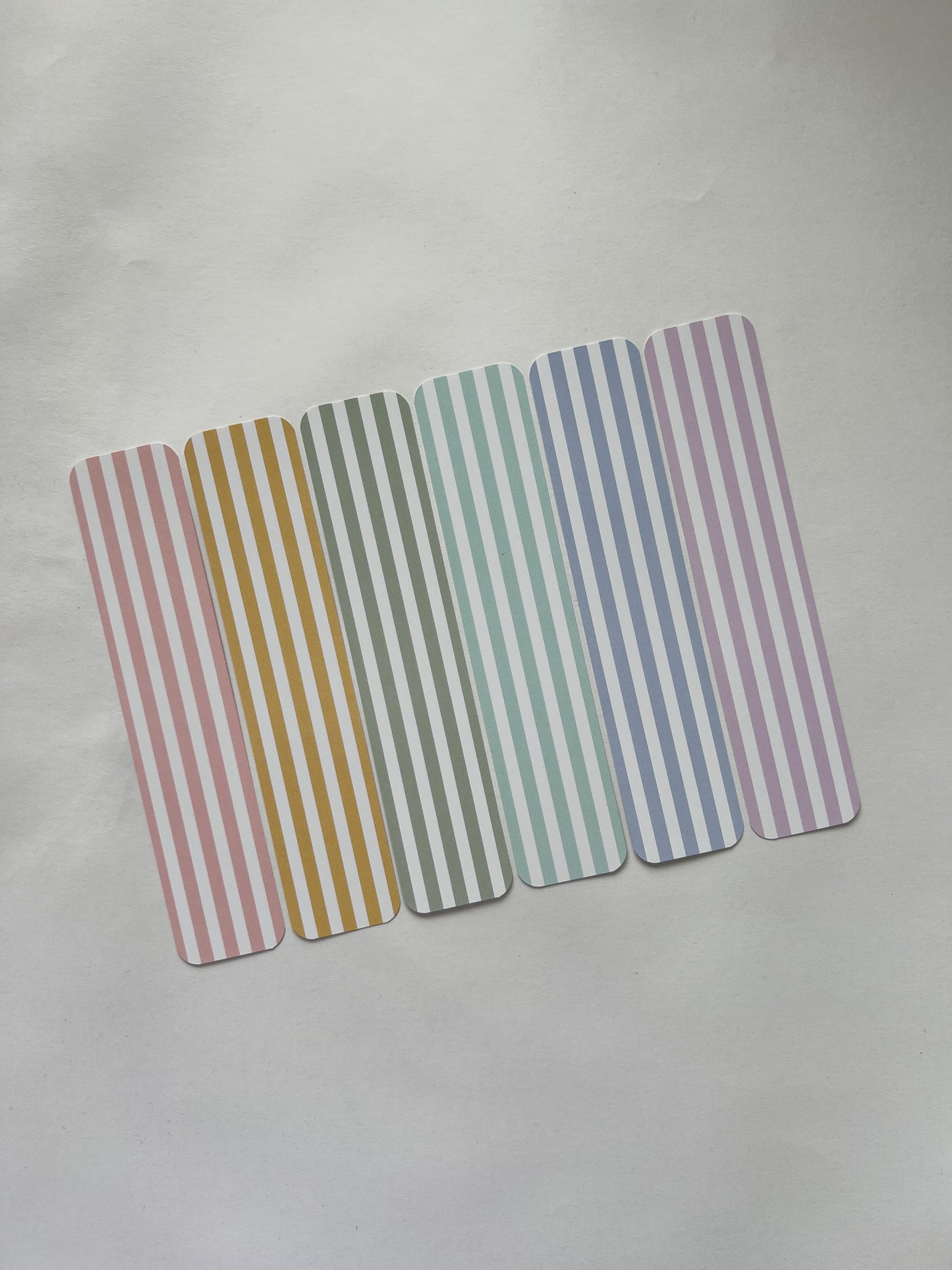 1.5” x 7” Cabana Stipes Bookmark