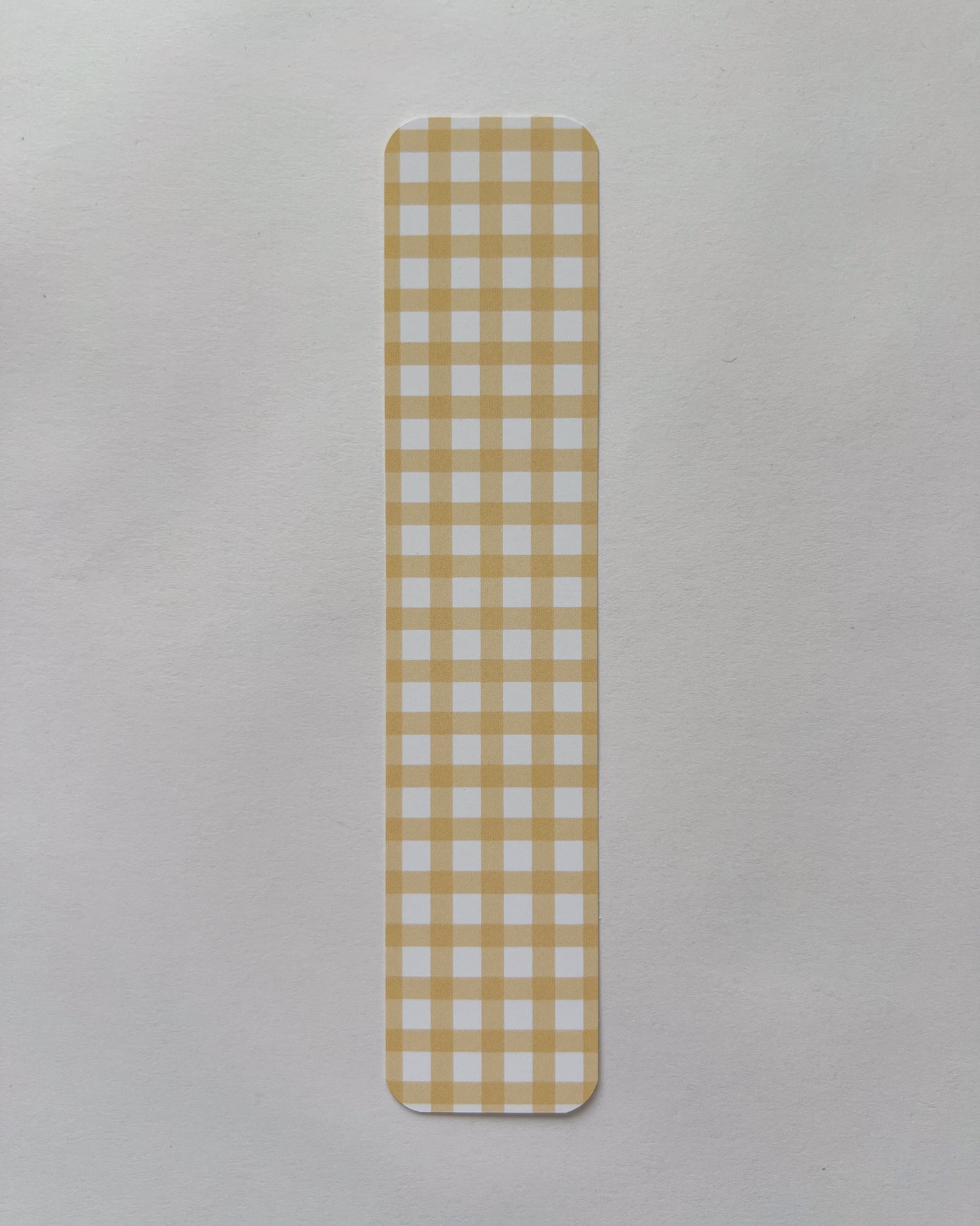 1.5” x 7” Gingham Bookmark