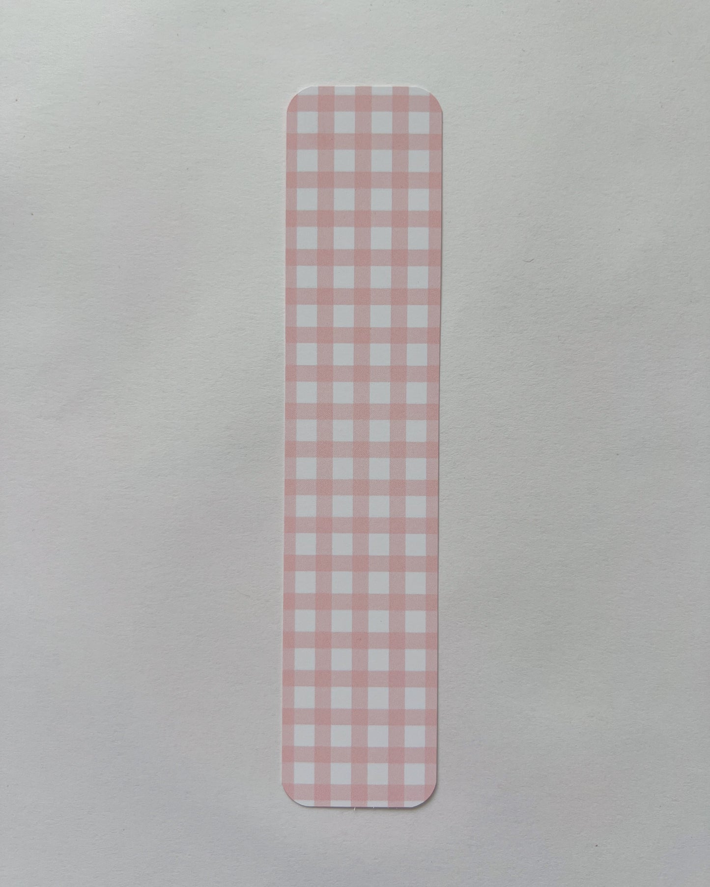 1.5” x 7” Gingham Bookmark