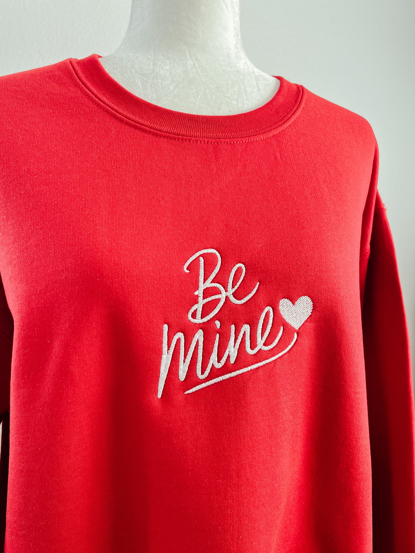 Be Mine Embroidered Crewneck