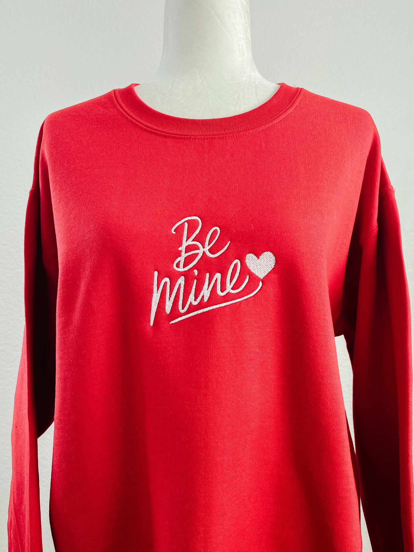 Be Mine Embroidered Crewneck