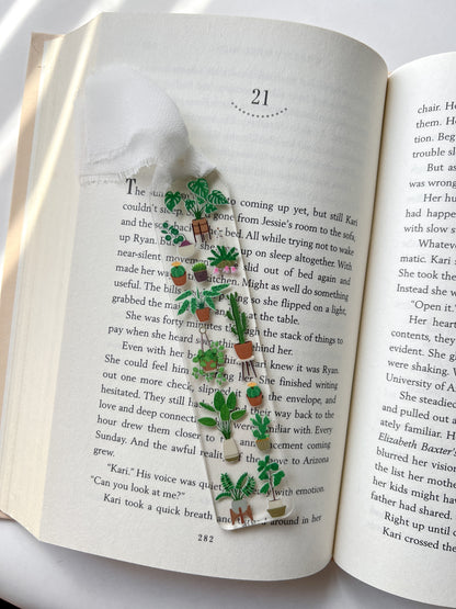 House Plants Acrylic Bookmark