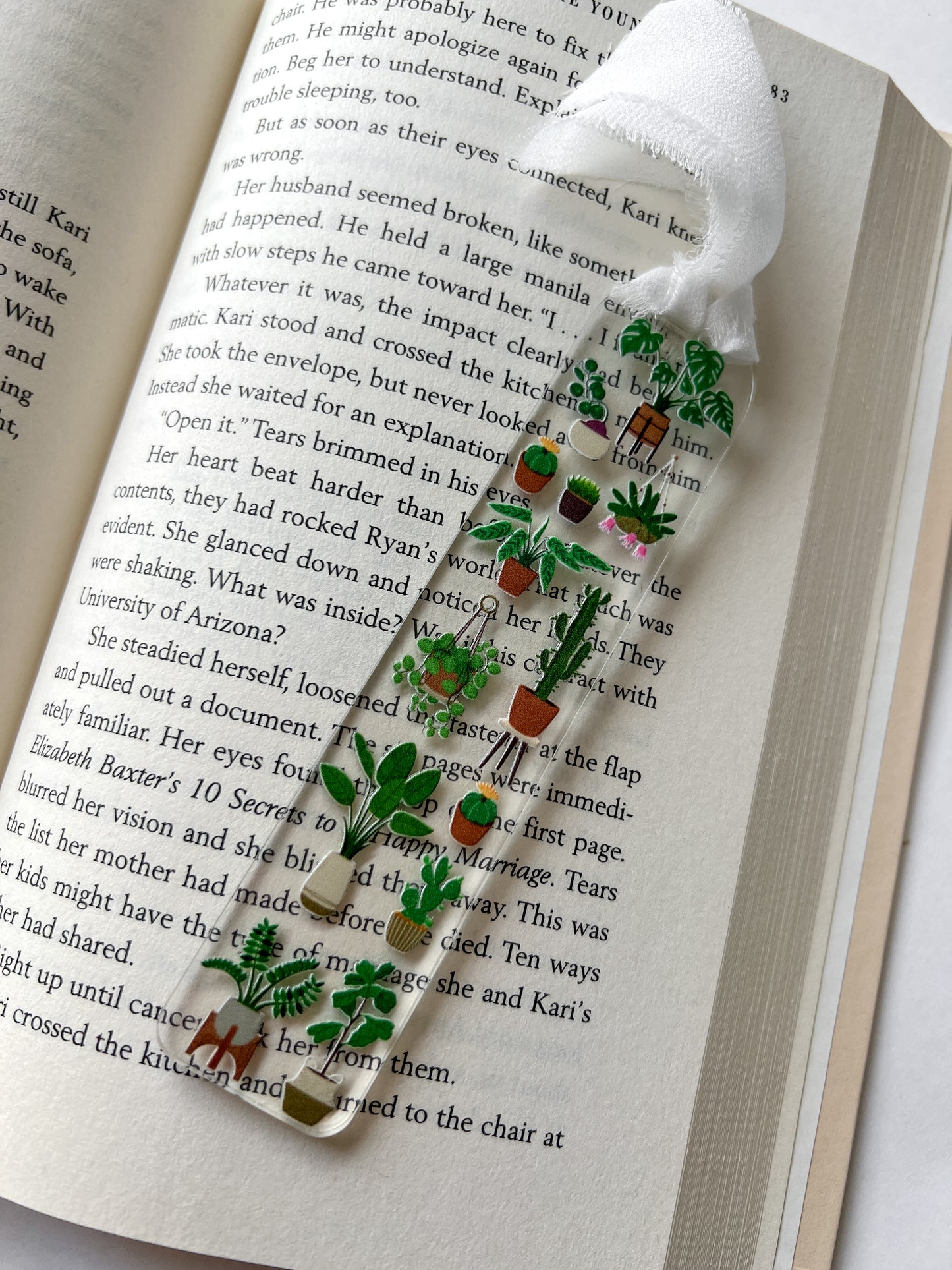 House Plants Acrylic Bookmark
