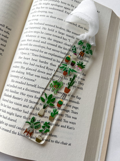 House Plants Acrylic Bookmark