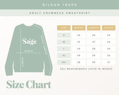Hearts & Bows Embroidered Crewneck