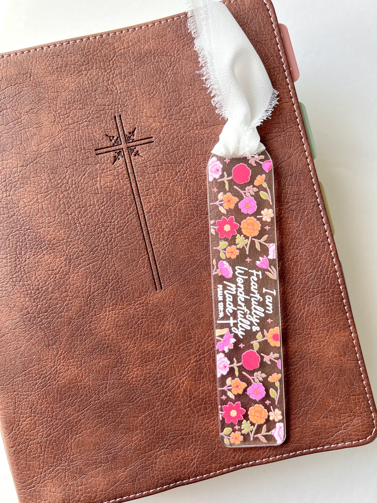 Fearfully & Wonderfully Made Acrylic Bookmark
