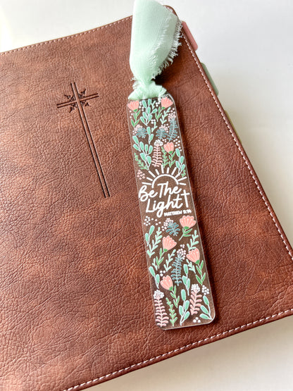 Be The Light Acrylic Bookmark
