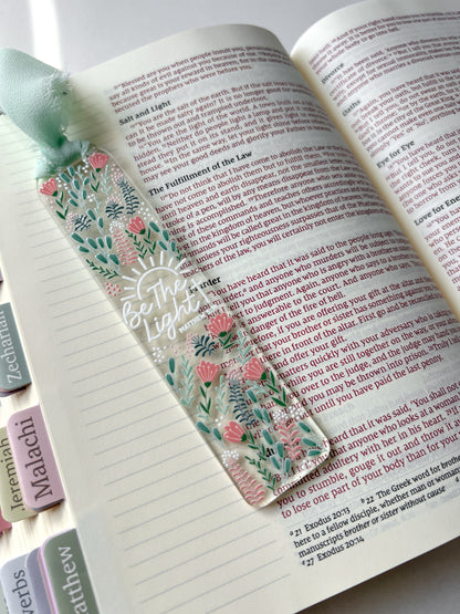 Be The Light Acrylic Bookmark