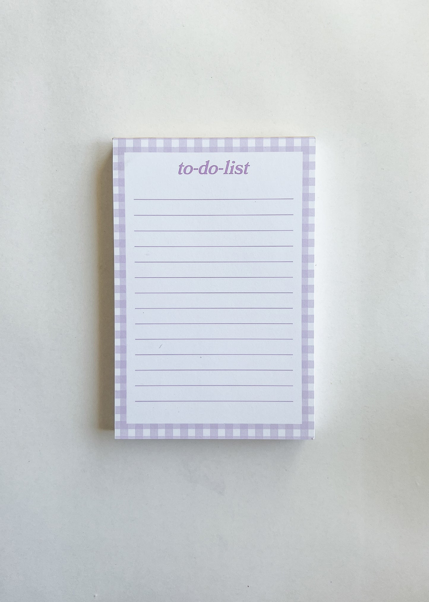 To-Do-List Gingham Notepad