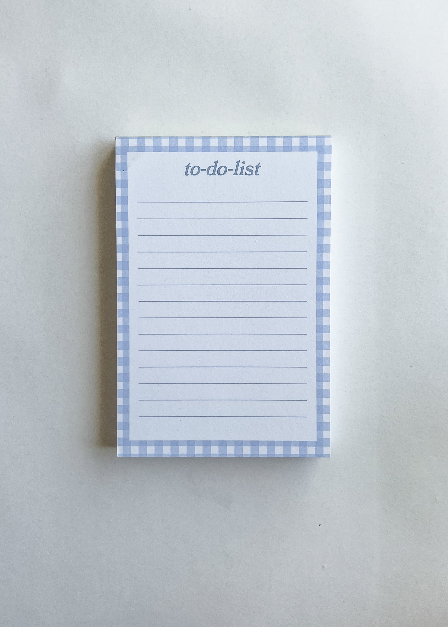 To-Do-List Gingham Notepad