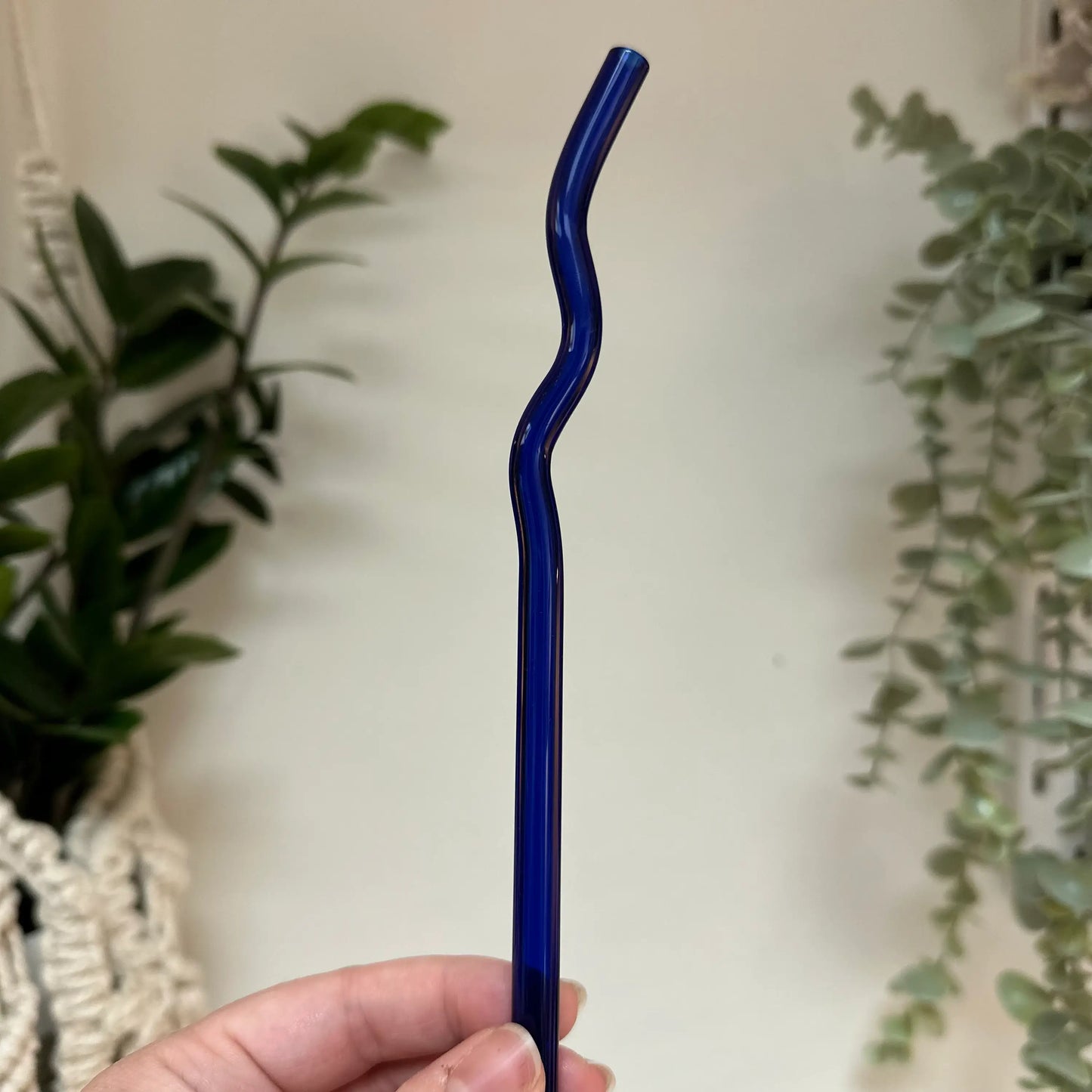 Wavy Glass Straw 7.8 inch